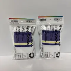 ファミマ 47都道府県別 ラインソックス 三重 25-28cm 2足