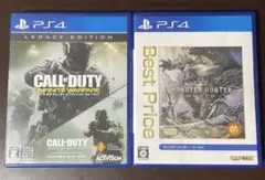 コールオブデューティインフィニット・ウォーフェア ＋ モンスターハンターワールド