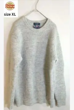 BACK NUMBER BRITISH WOOL ニット グレー XLのサムネイル