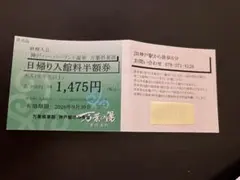 神戸ハーバーランド温泉万葉倶楽部 日帰り入館料半額券のサムネイル