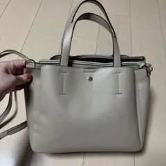 ショルダーバッグ グレージュ ハンドバッグ