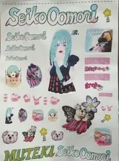大森靖子 ステッカーシート