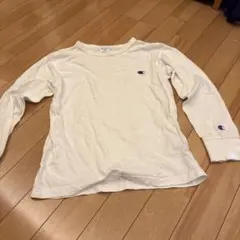 Champion ホワイト 長袖カットソー
