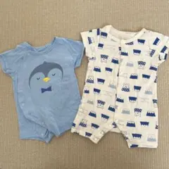 2点セット アカチャンホンポ ロンパース 男の子