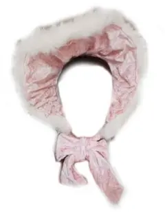 ピンクのボンネットボアつきハンドメイド