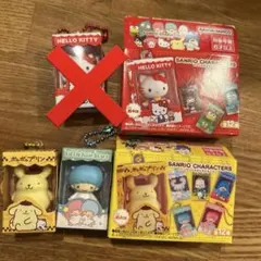 キティチョコボックスフィギュアコレクション　キキララポムポムプリン3個セット