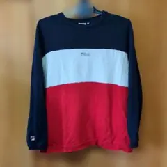 FILA カラーブロック トレーナー スウェット Lサイズ