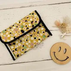 ☆ハンドメイド☆おにぎり ぺたんこケース 母子手帳ケース お薬手帳ケース