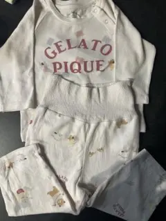 GELATO PIQUE ベビーパジャマ 動物柄