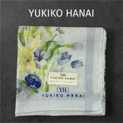 YUKIKO HANAI ハンカチ 花柄 ブルー　入学式　卒業式　新品のサムネイル