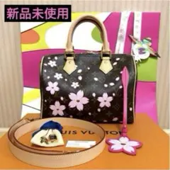 未使用 LV x 草間彌生 モノグラム パンプキン スピーディ M46469