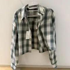 ローリーズファーム オンブレチェックシャツ　SHORT