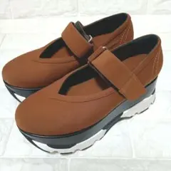 MARNI マルニ プラットフォーム スキューバシューズ ブラウン　37