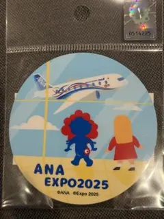 EXPO2025 万博1周年記念 ミャクミャク ヘッドマーク ステッカー 夢洲駅