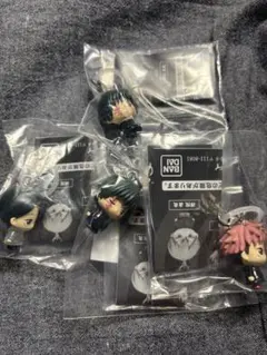 アニメキャラクター キーホルダー 4個セット