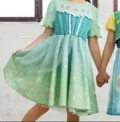 アナ雪　エルサのサプライズ　しまむら　ドレス　ワンピース　110cm