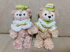 ダッフィー シェリーメイ ぬいぐるみバッジ クリスマス