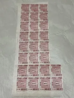 使用済み 第1次円単位 鵜飼100円切手 シート100枚 昭和30年代 - メルカリ