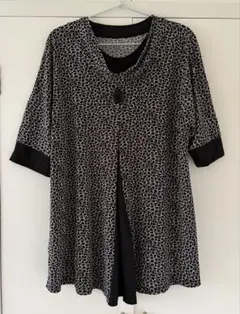 五分袖チュニック