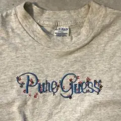 希少 USA製GUESS 90s 刺繍 Tシャツ Pure Guessのサムネイル