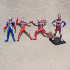 平成ウルトラマン シリーズガシャポンフィギュア 4体セットのサムネイル