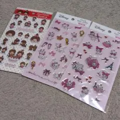 エポキシラメシール マリーちゃん2種 モンチッチ ぷくっとシール 3点セット