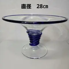 Sasaki Azzuro ササキアズーロ　ガラスコバルトブルー　コンポートのサムネイル