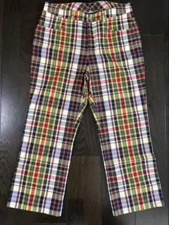 ほぼ未使用！RALPHラルフ(Ralph Lauren) チェックコットンパンツ