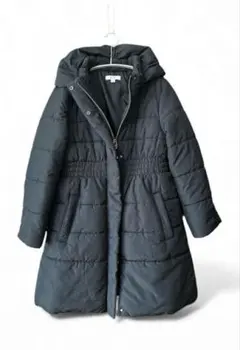 a.v.v フード付き中綿コート黒　140