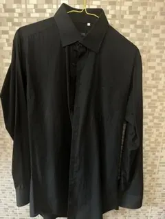 スーツセレクト　長袖　シャツ　L86 黒