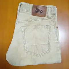 美品 gap ストレートコーデュロイパンツ 30x30 ベージュ 綿100%