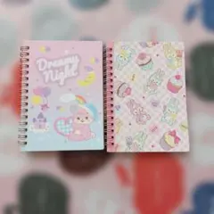 セリア　レトロメルヘン　 リングノート2冊セットのサムネイル