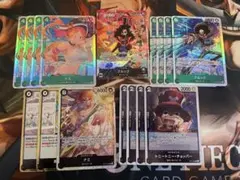 ワンピースカード 神の島の冒険 黒緑ブルック リーダーパラレル ナミSR