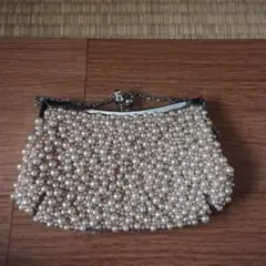 パールビーズ クラッチバッグ