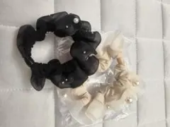 シフォンリボンヘアゴム2個セット
