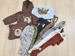 90㌢パンツ☆12点セット☆双子☆秋冬服