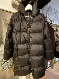 美品 POLO Ralph Lauren 黒 ダウンジャケット フード付ラルフ
