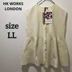 HK WORKS LONDON ホワイト ベスト チュニック LL