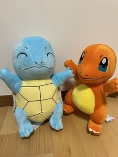 ゼニガメ　ヒトカゲ　ポケモン　ぬいぐるみ