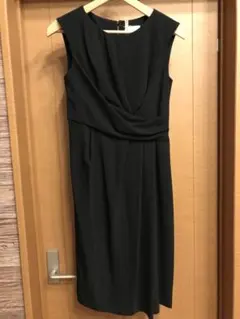 グレースコンチネンタル★ノースリーブワンピース　ブラック　美品
