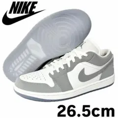 新品 ナイキ ウィメンズ エアジョーダン 1 ロー ウルフグレー 26.5