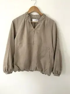 ショコラフィネローブ　スエード調ブルゾン　サイズF 未使用