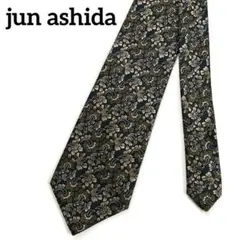 jun ashida ジュンアシダ　ネクタイ　花柄　総柄　ゴージャス