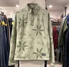 patagonia　シンチラ　ハーフジッププルオーバー　フリースジャケット総柄