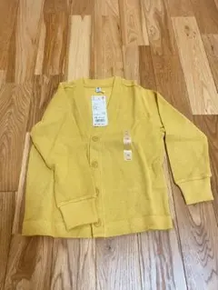 UNIQLO キッズ カーディガン 110 イエロー