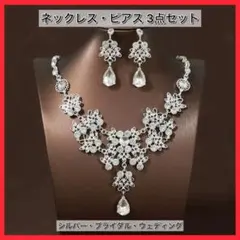 【訳アリ】ピアス　ネックレス　セット　社交ダンス　衣装　結婚式