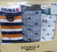【最終お値下げ♡】DOUBLE.B キッズ靴下 ソックスパック 17-19cm
