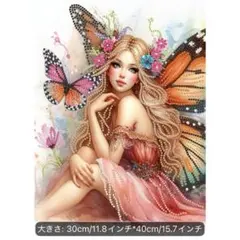 N-2338お花と天使 ダイヤモンドアートキット ビーズ アート