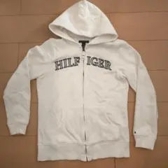 TOMMY HILFIGER ホワイトパーカー M