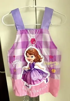 【ディズニー】ソフィア エプロン キッズ 女の子 プリンセス 保育園 幼稚園